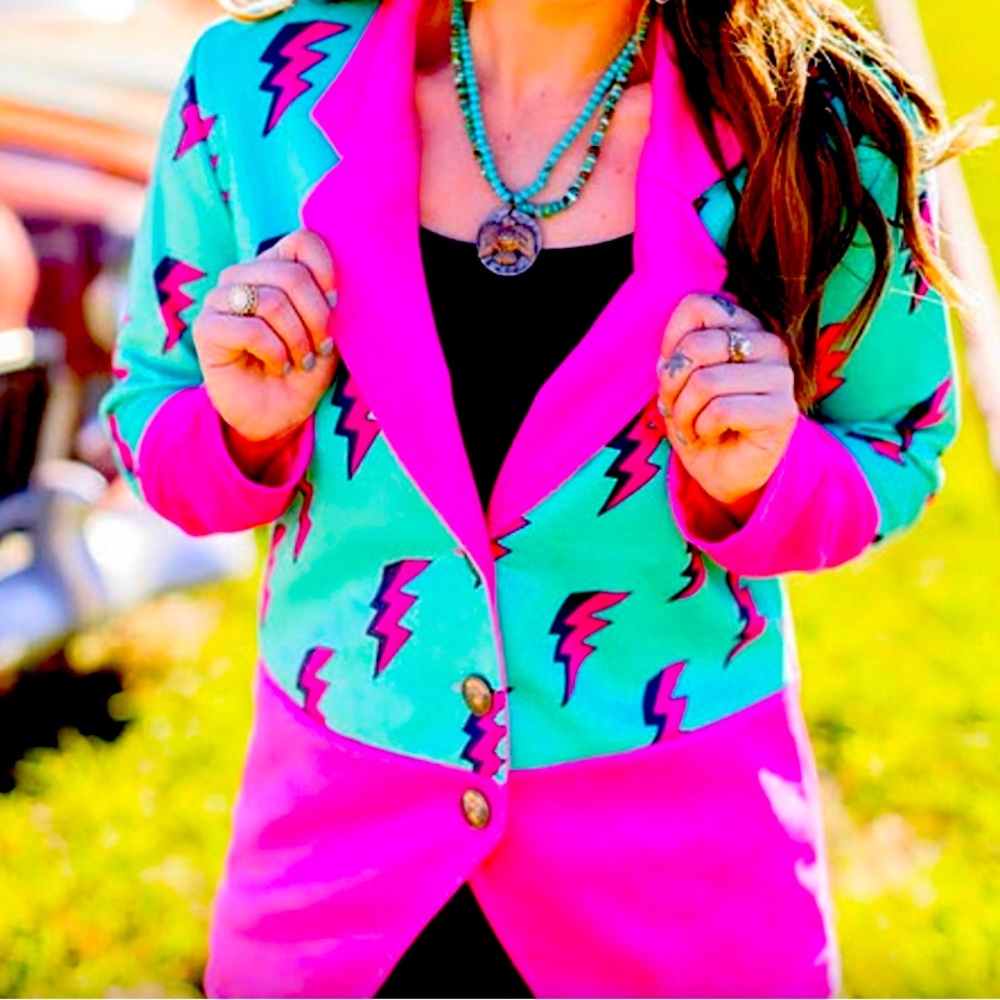 Crazy Train lightening blazer